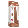 LoveToy SlidingSkin Gode Sliding Skin 26 x 6cm Marron